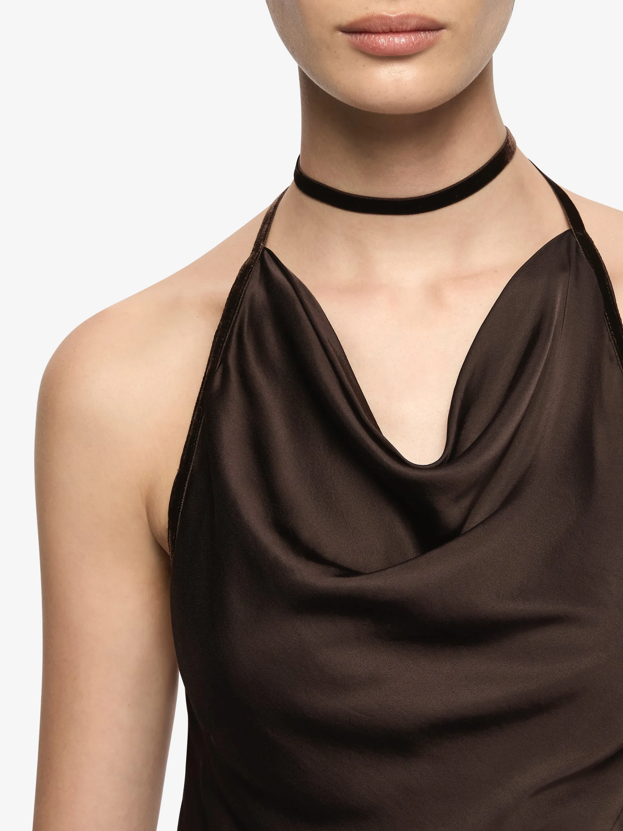 ALROSE MAXI DRESS - DARK CHOCOLATE sold by bec + bridge product image thumbnail 4