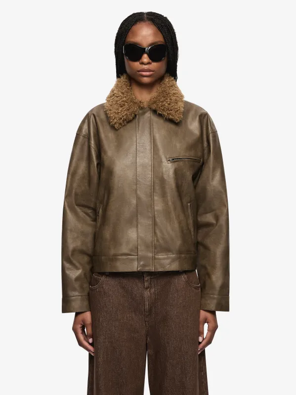 DAWSON BOMBER - OLIVE made by bec + bridge