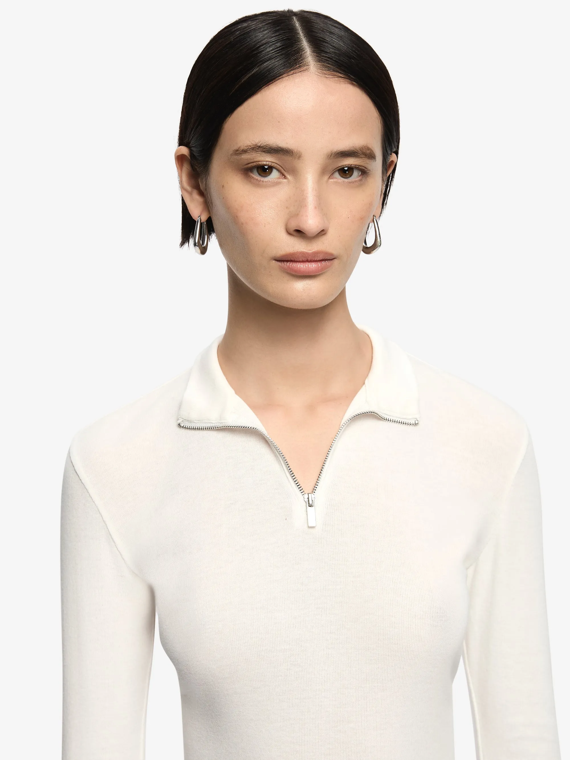 MONETA LONG SLEEVE TOP - IVORY sold by bec + bridge product image thumbnail 3