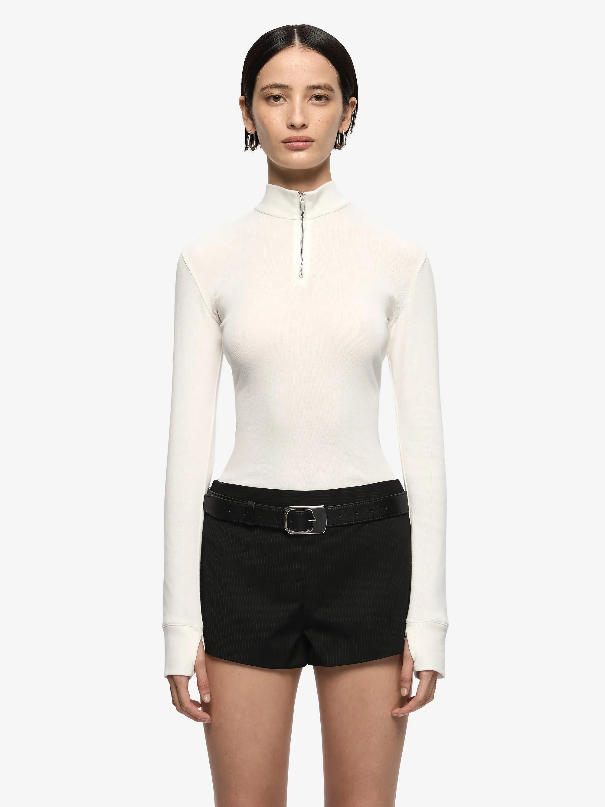 MONETA LONG SLEEVE TOP - IVORY sold by bec + bridge