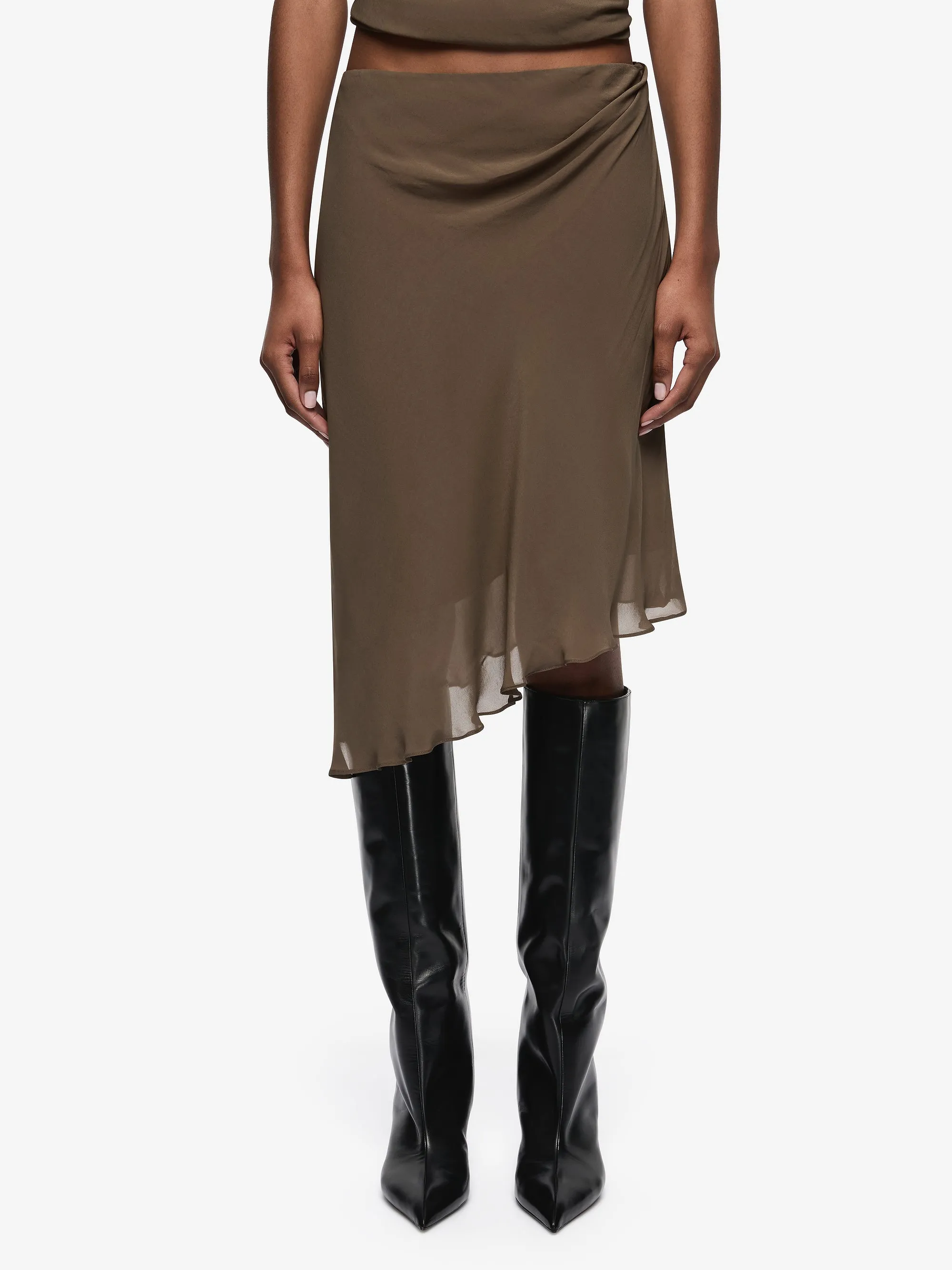 SAMANTHA ASYM SKIRT - TWIG sold by bec + bridge product image thumbnail 2