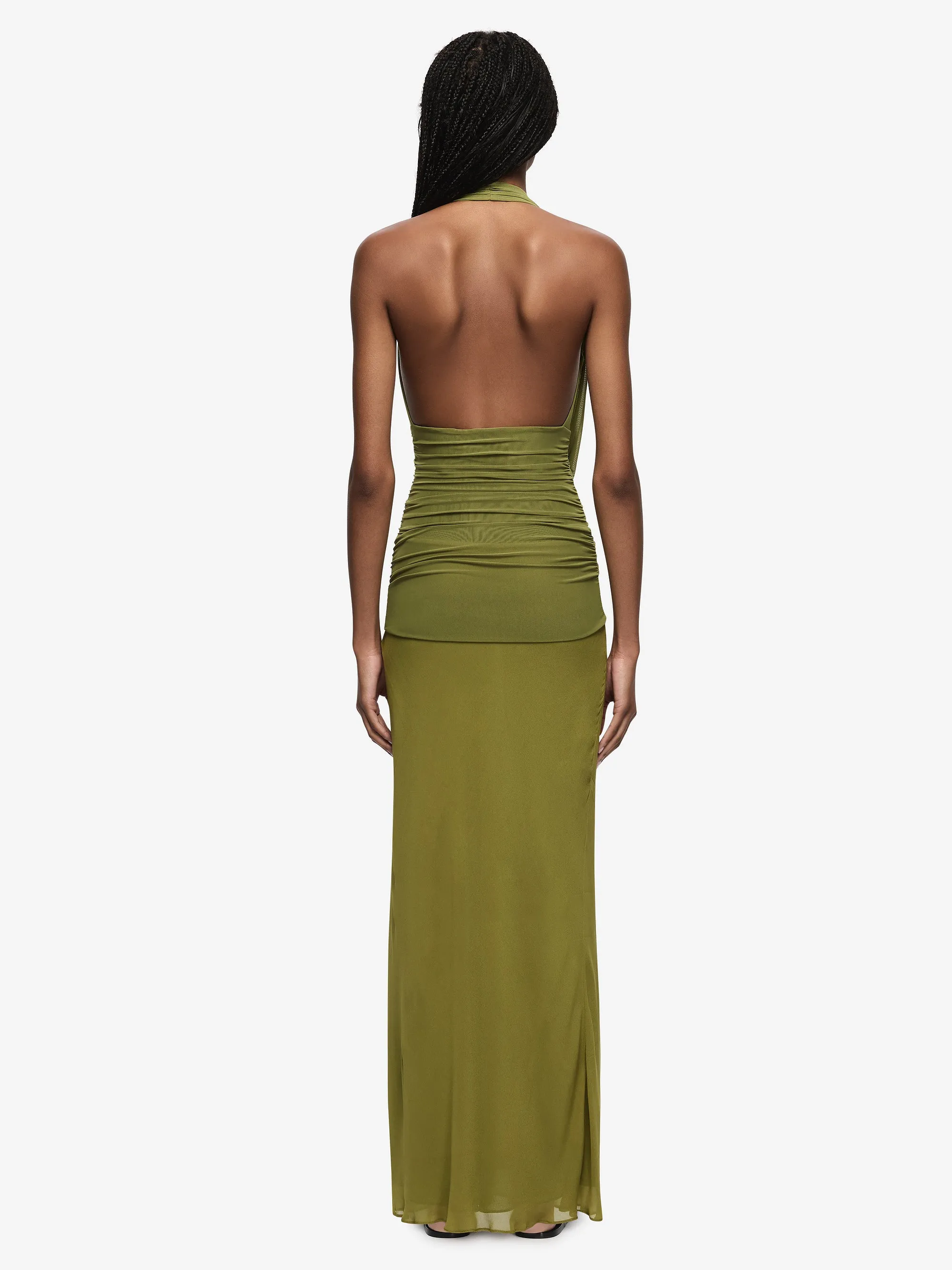 CASSIS DRAPE MAXI DRESS - FERN sold by bec + bridge product image thumbnail 4
