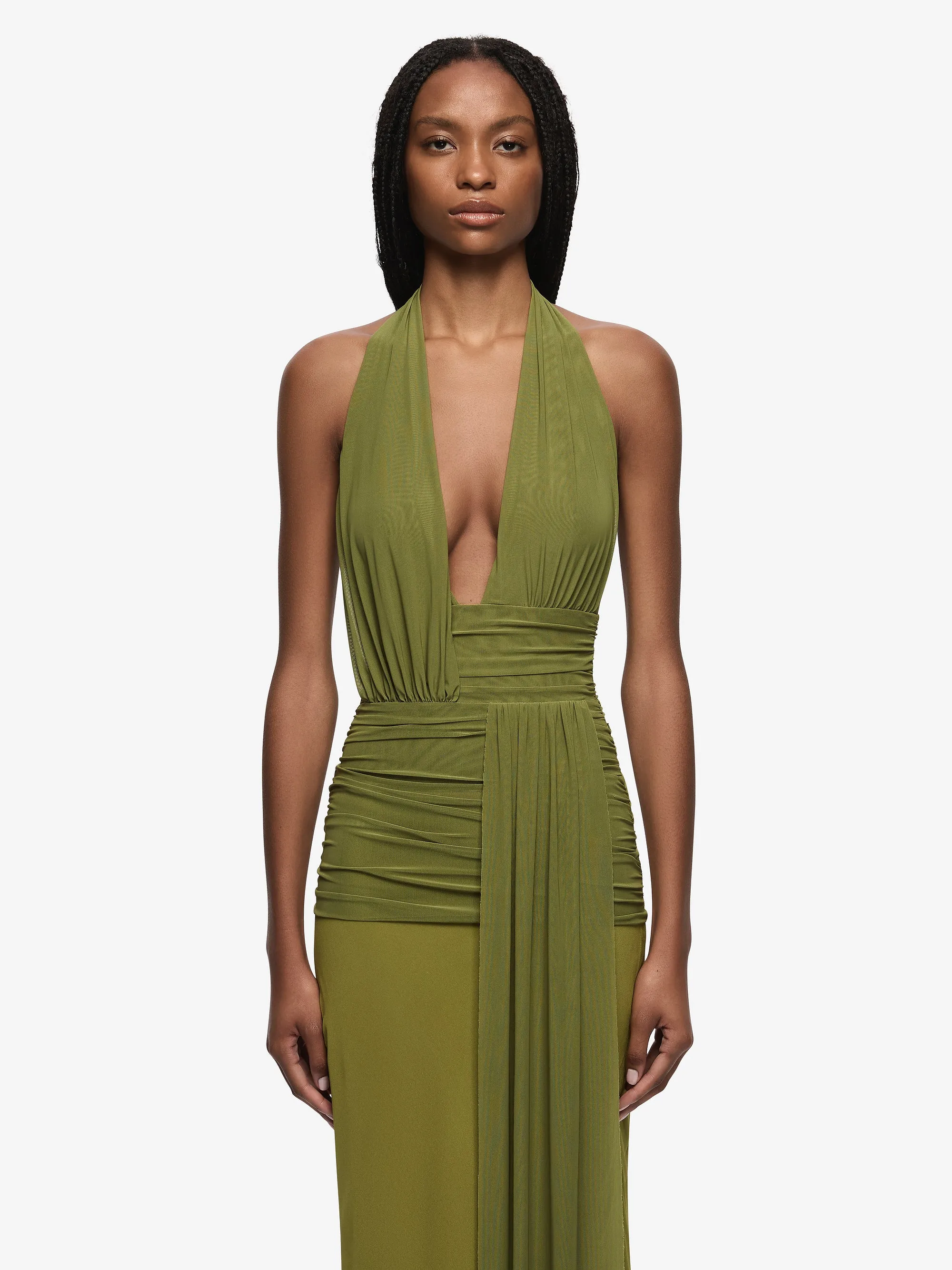 CASSIS DRAPE MAXI DRESS - FERN sold by bec + bridge product image thumbnail 2