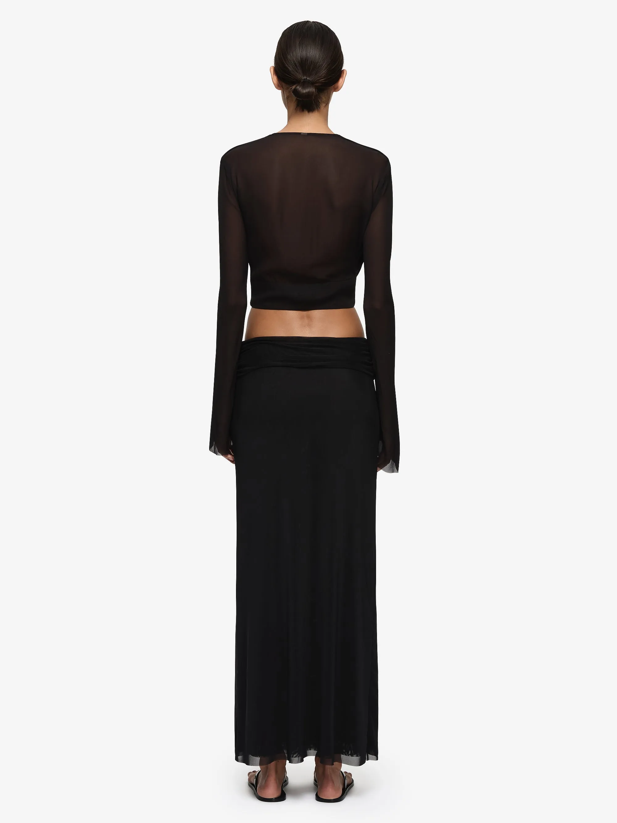 EVA MAXI SKIRT - BLACK sold by bec + bridge product image thumbnail 4