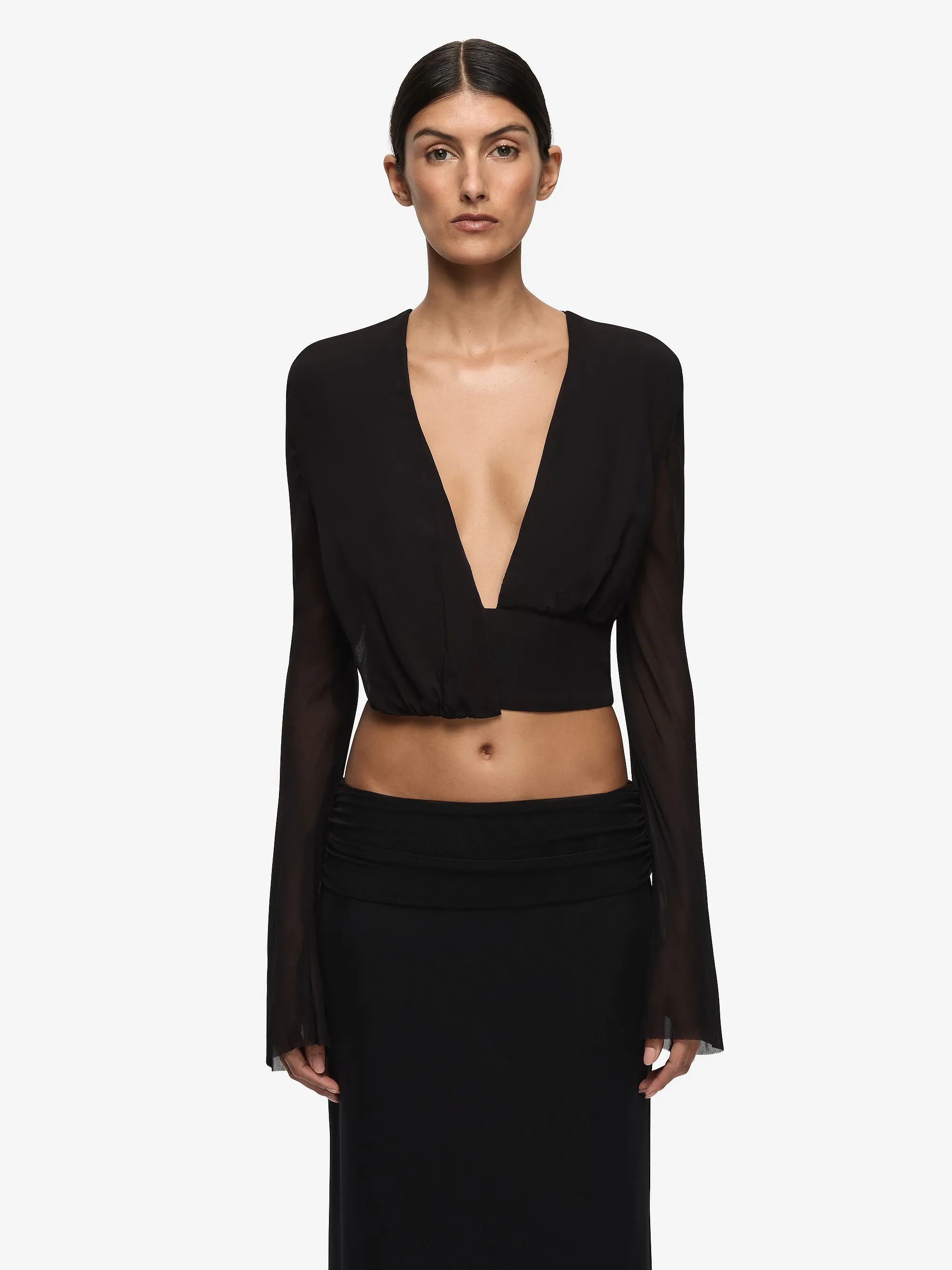 EVA MAXI SKIRT - BLACK sold by bec + bridge product image thumbnail 3