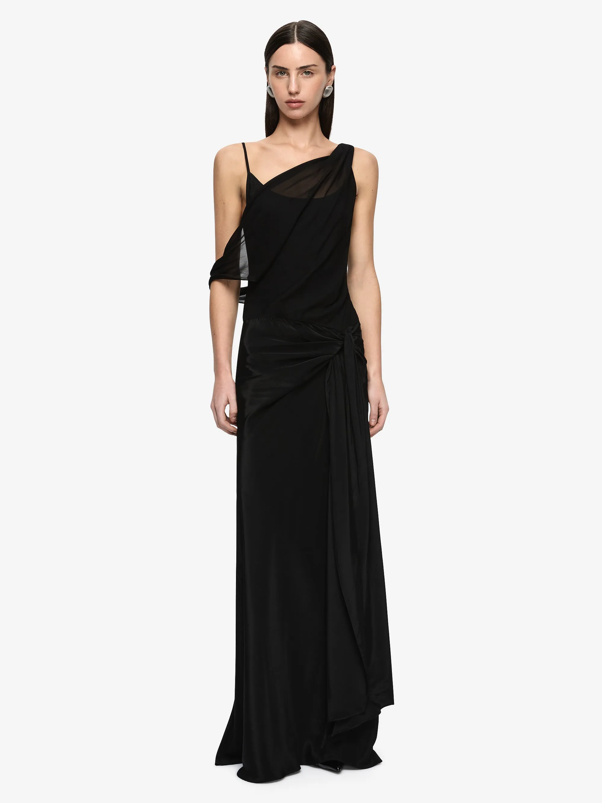 ANIKA LAYERED MAXI DRESS - BLACK sold by bec + bridge