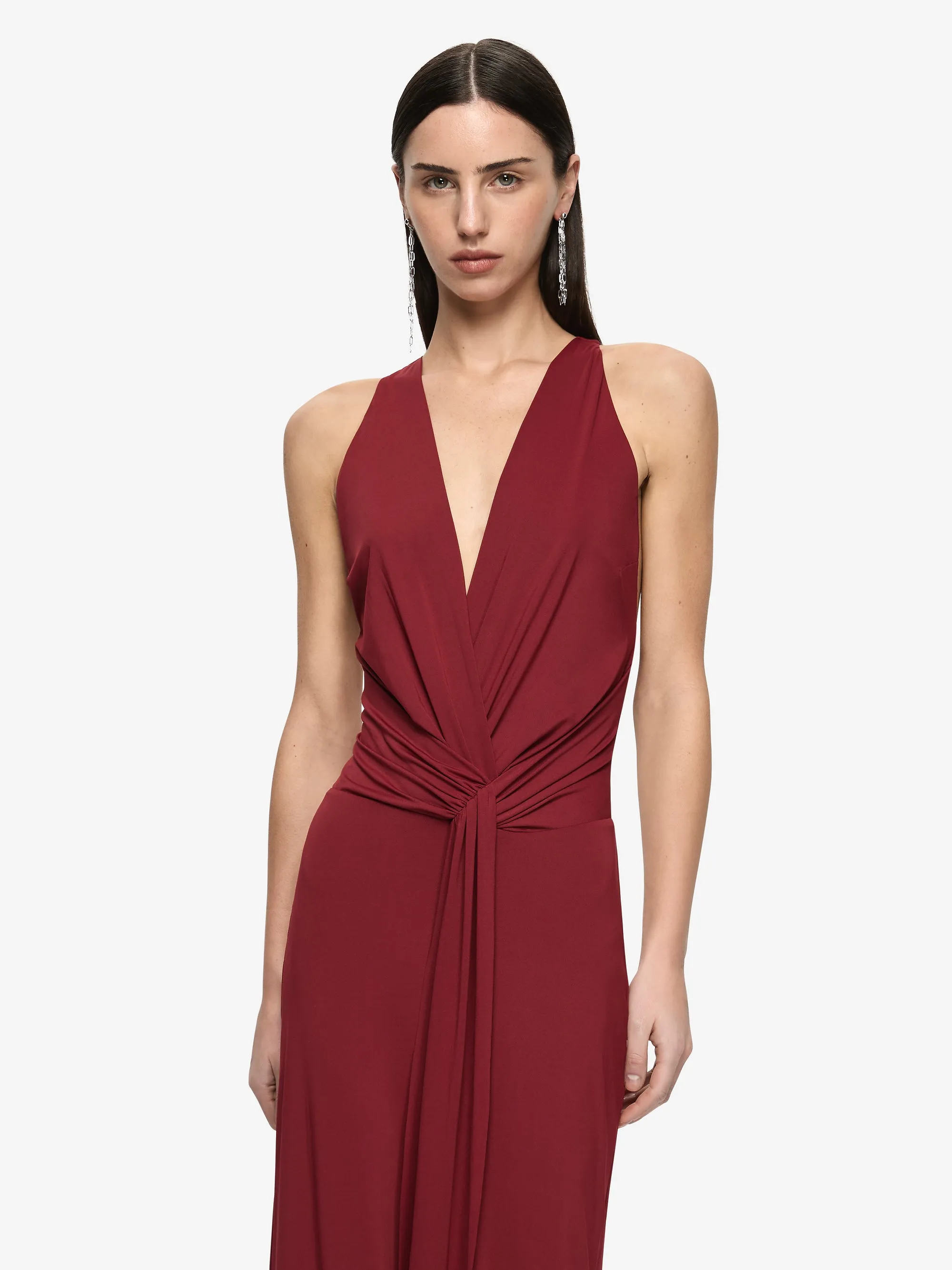 THALIA V MAXI DRESS - SYRAH sold by bec + bridge product image thumbnail 2