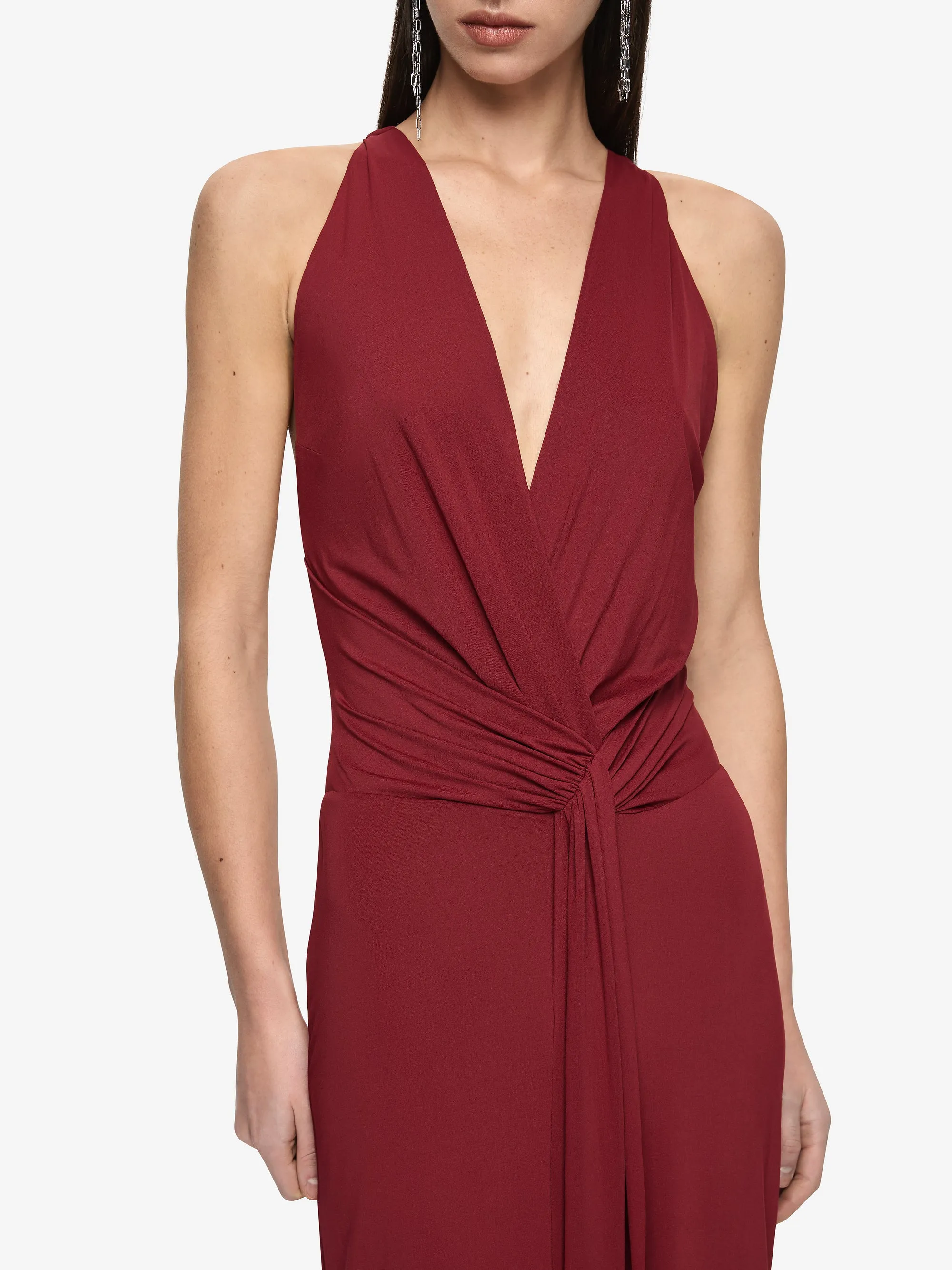 THALIA V MAXI DRESS - SYRAH sold by bec + bridge product image thumbnail 4