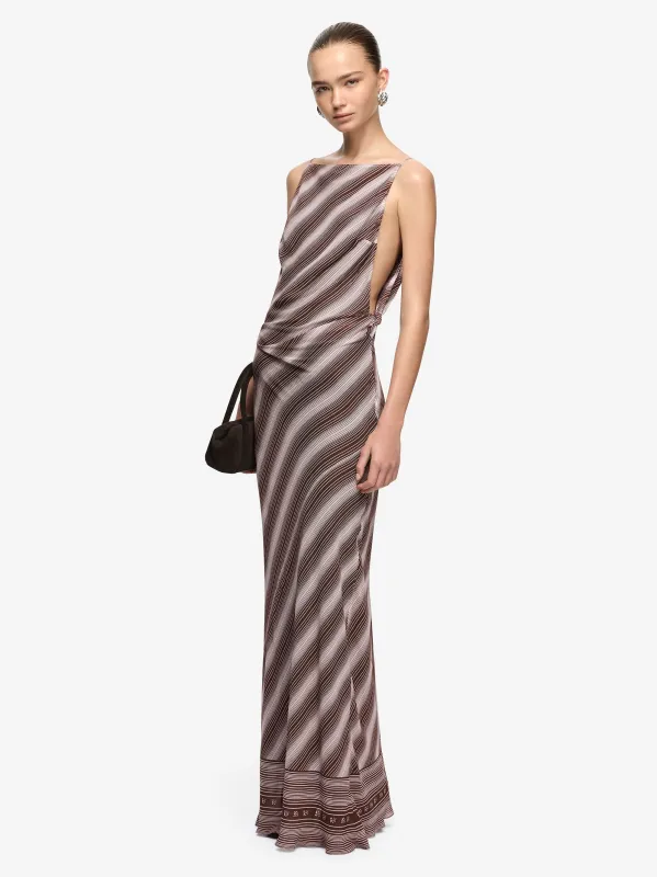 EVELY MAXI DRESS - GEO SCARF PRINT made by bec + bridge