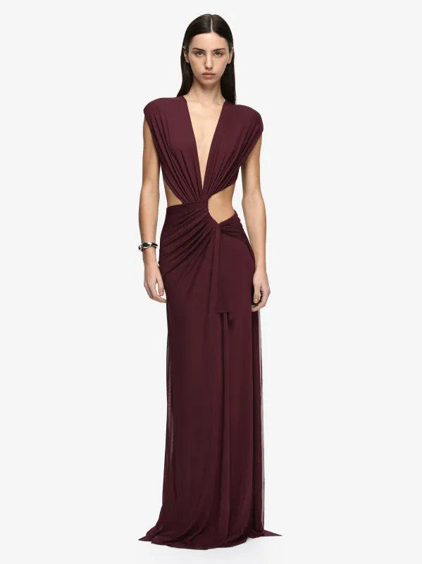 ODEA MAXI DRESS - PLUM made by bec + bridge