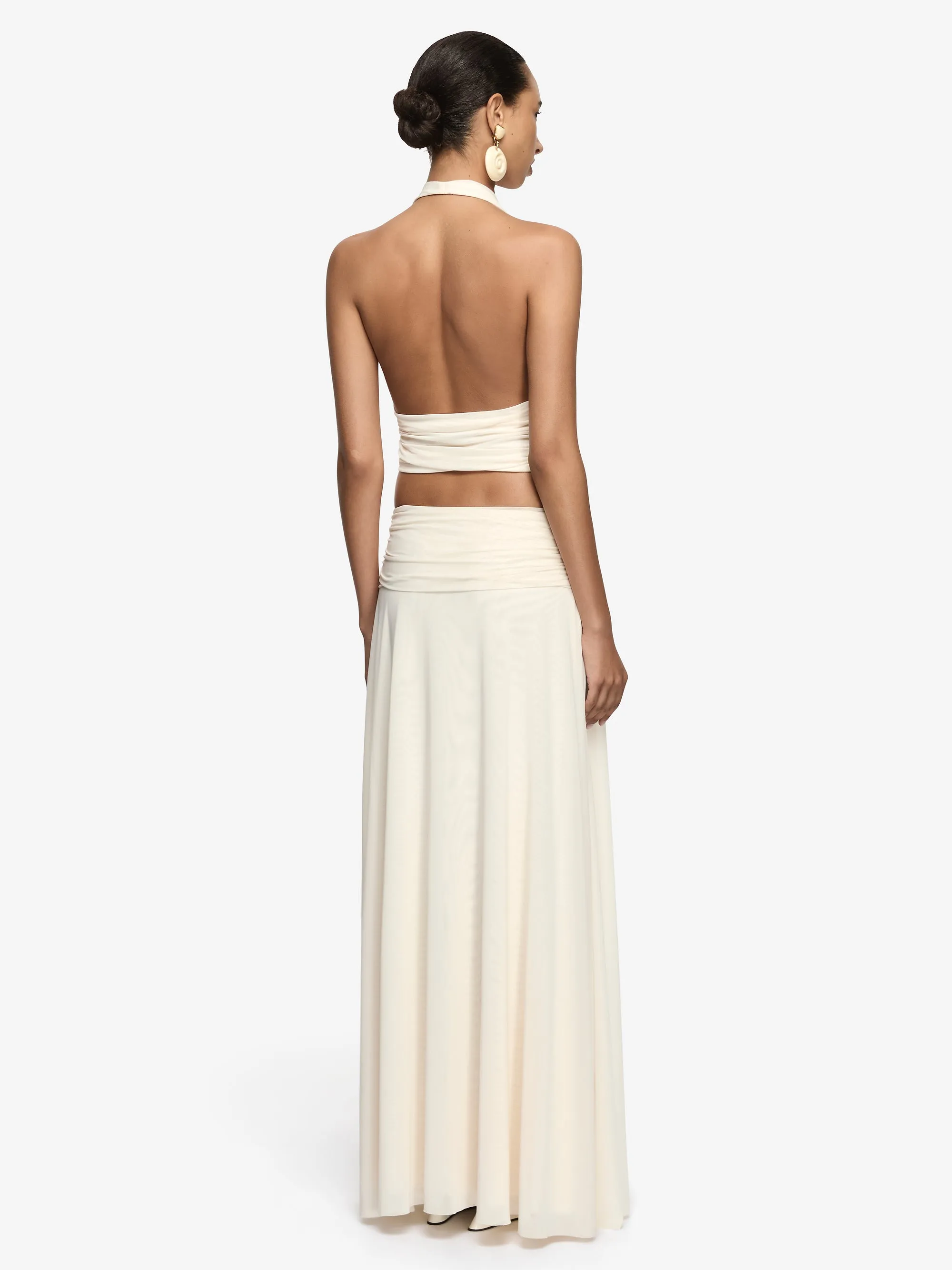 CHARLIZE HALTER TOP - BUTTERCREAM sold by bec + bridge product image thumbnail 5