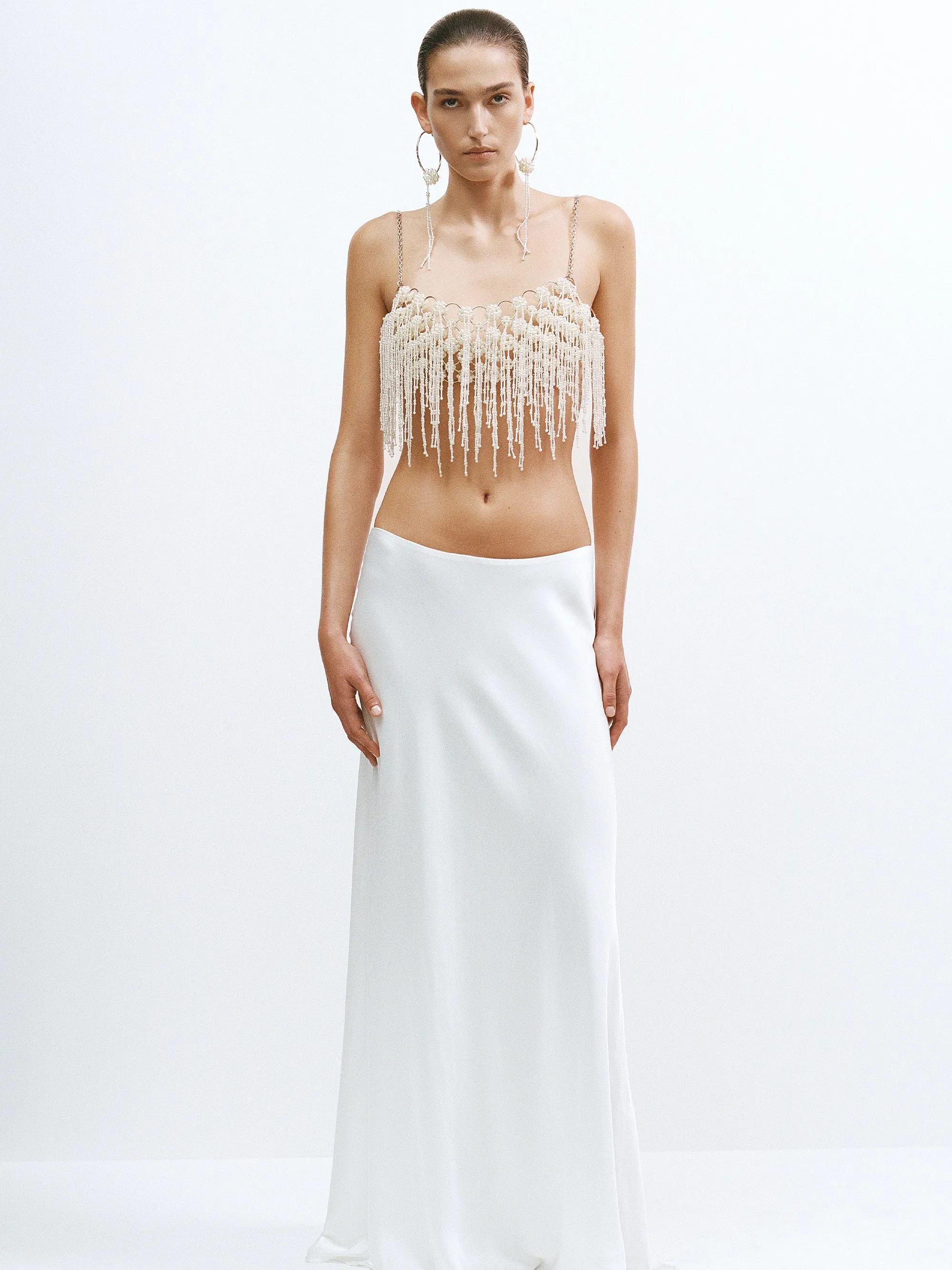 EYRE MAXI SKIRT - IVORY sold by bec + bridge product image thumbnail 2