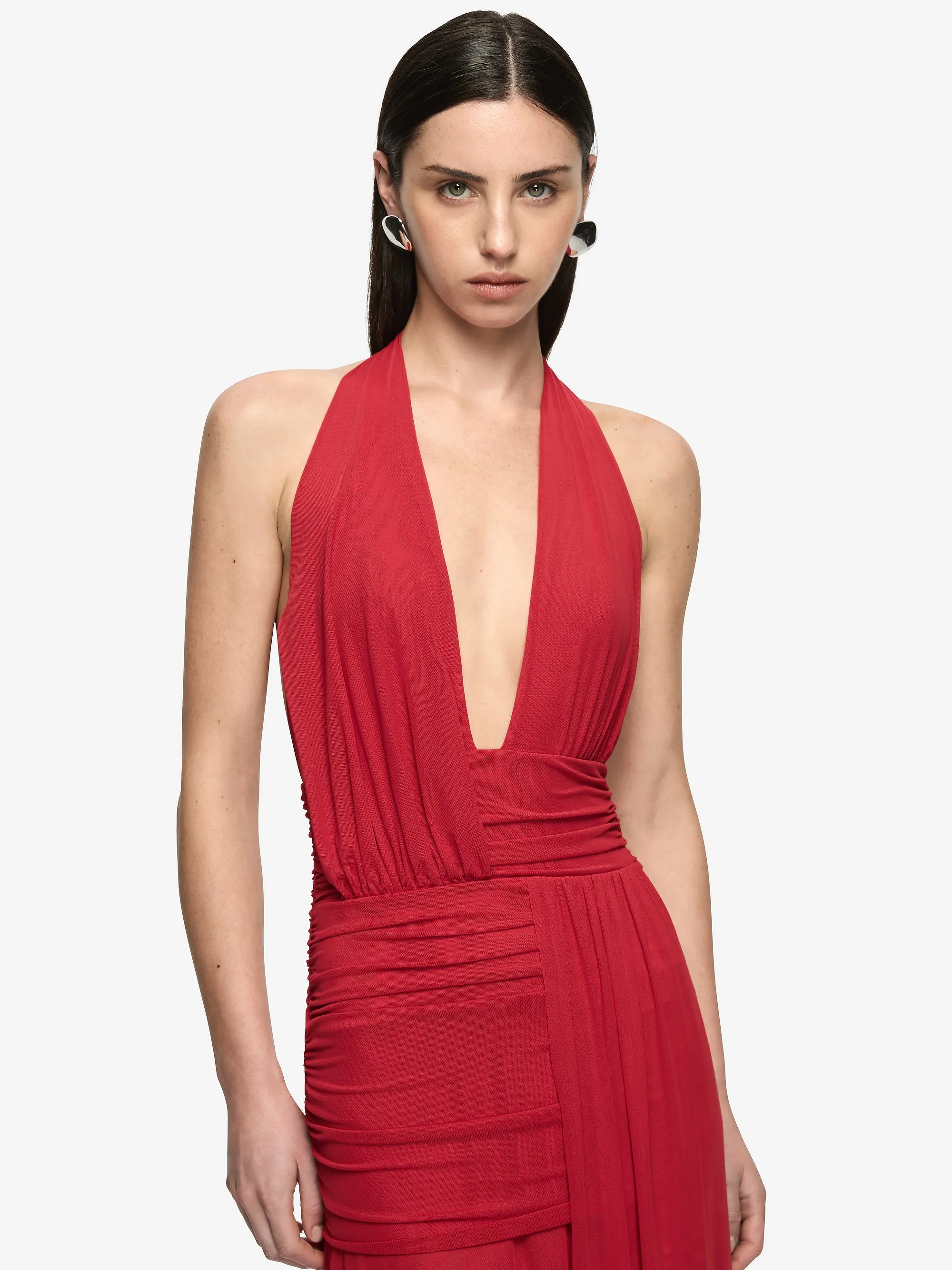 WREN DRAPE MAXI DRESS - RUBY RED sold by bec + bridge product image thumbnail 2