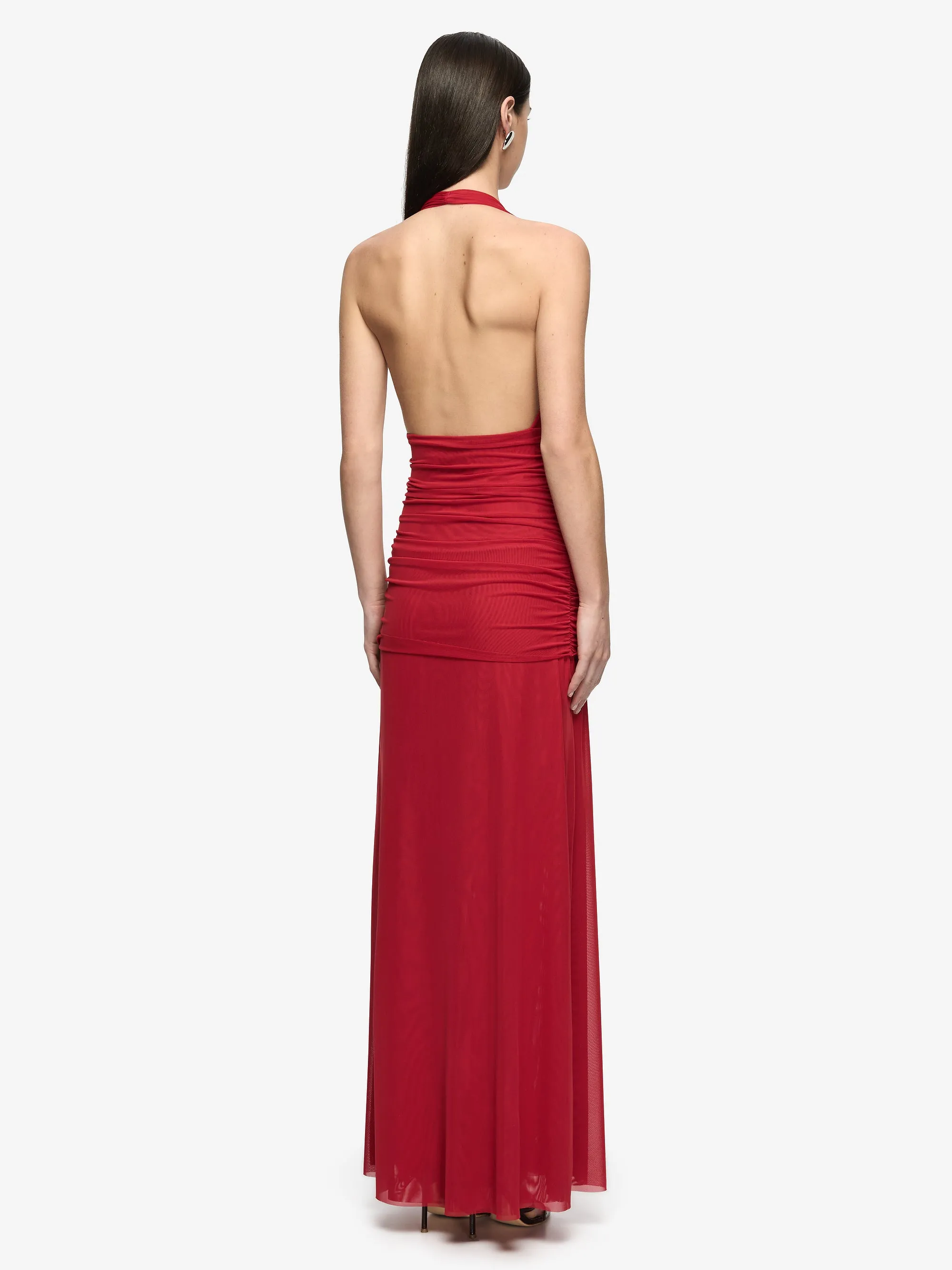 WREN DRAPE MAXI DRESS - RUBY RED sold by bec + bridge product image thumbnail 4
