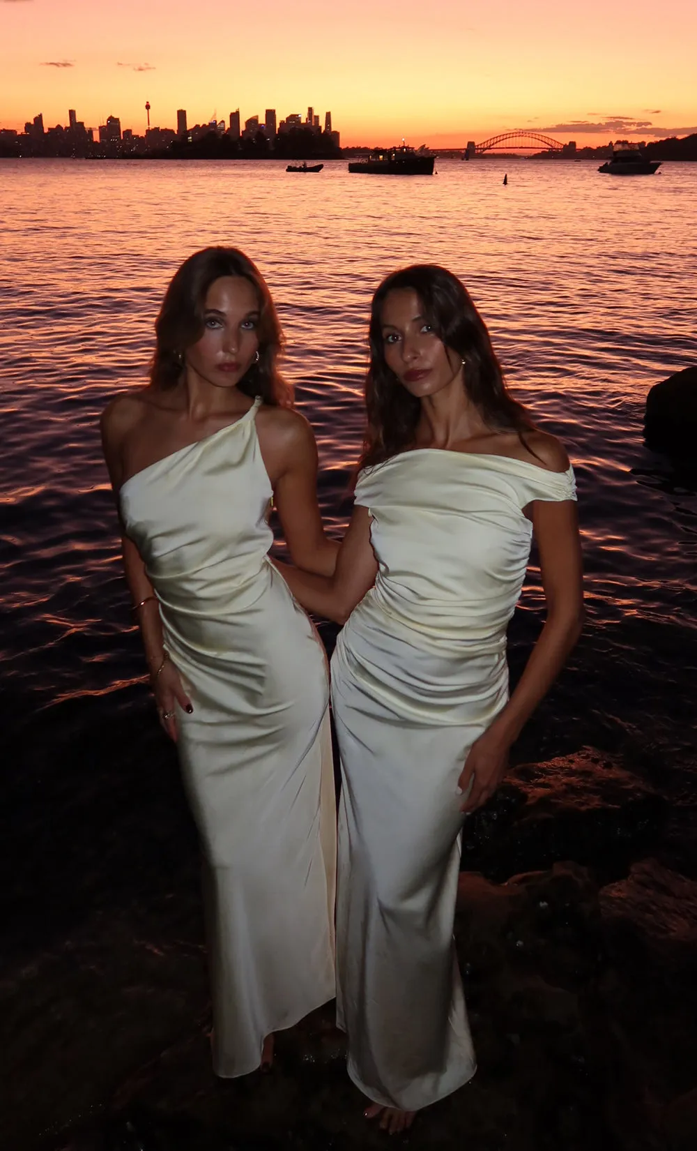 ETERNITY OFF SHOULDER MAXI - ICE YELLOW sold by bec + bridge product image thumbnail 2