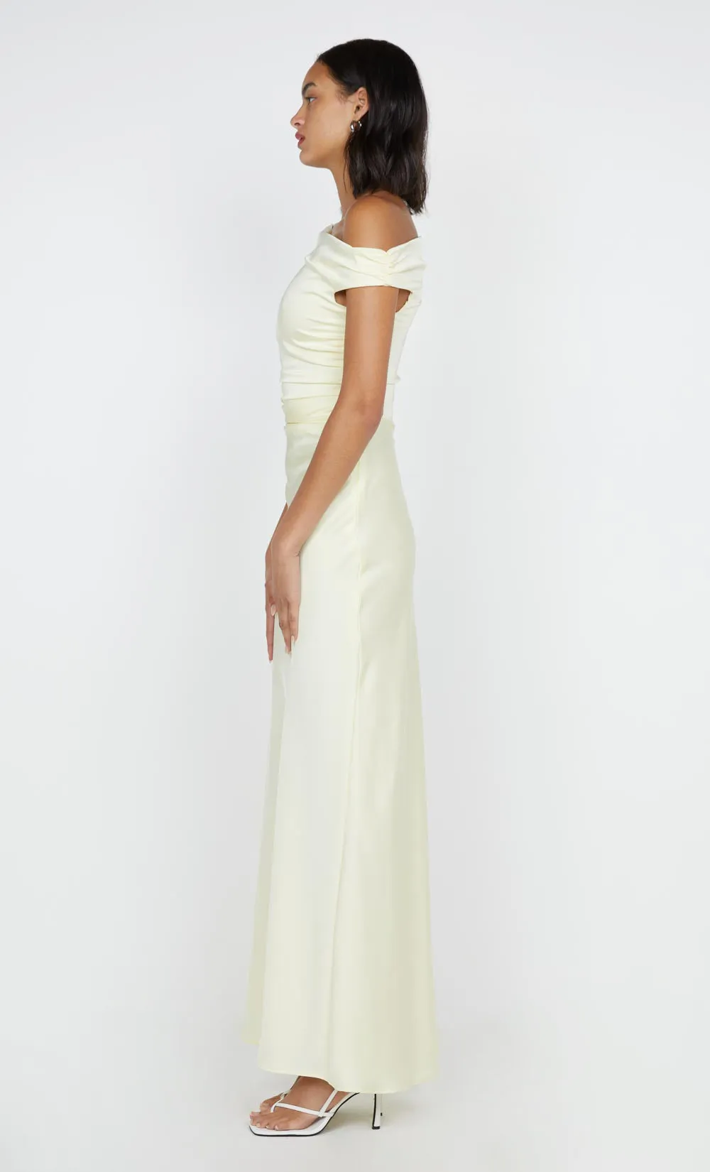 ETERNITY OFF SHOULDER MAXI - ICE YELLOW sold by bec + bridge product image thumbnail 5