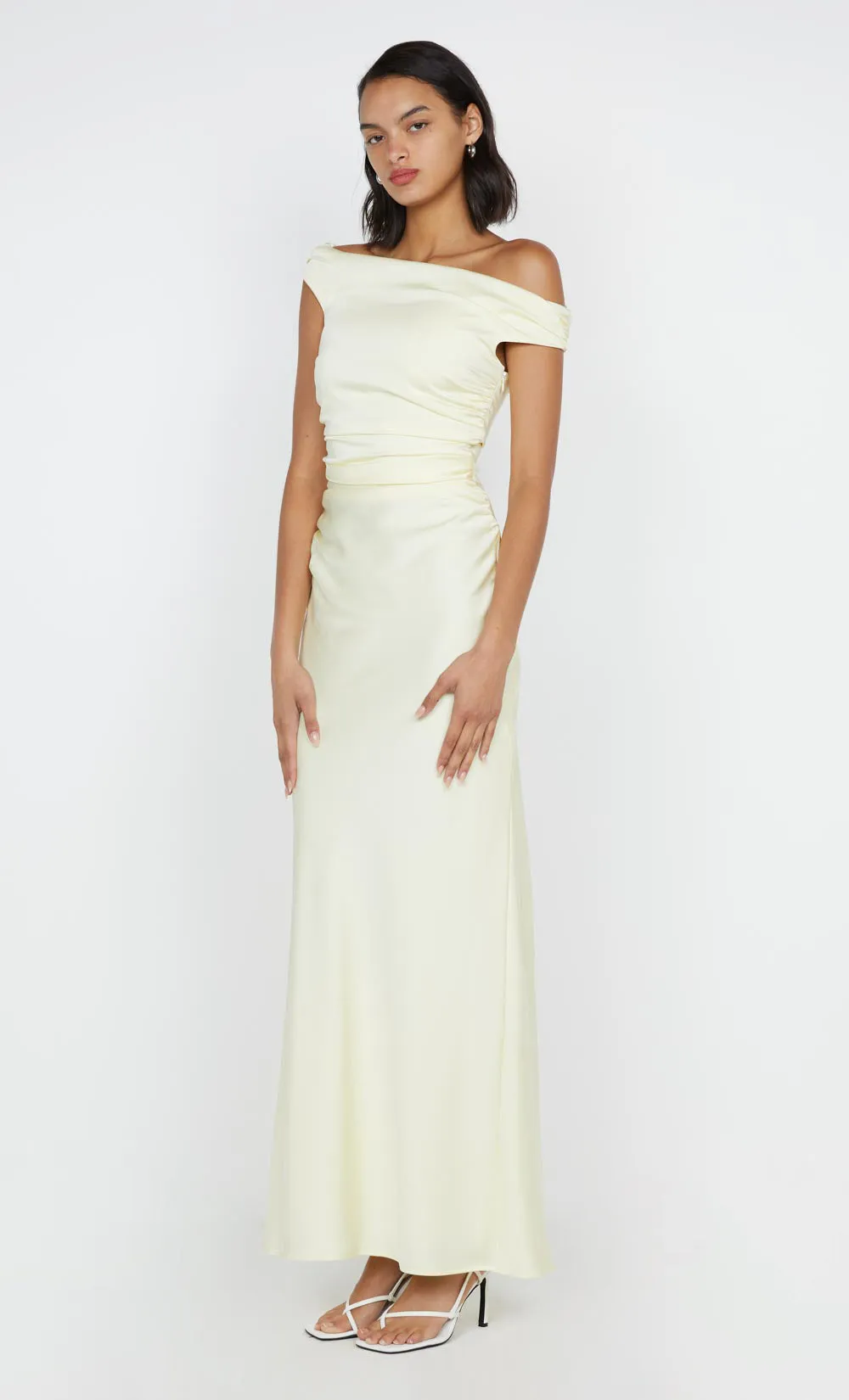 ETERNITY OFF SHOULDER MAXI - ICE YELLOW sold by bec + bridge product image thumbnail 4
