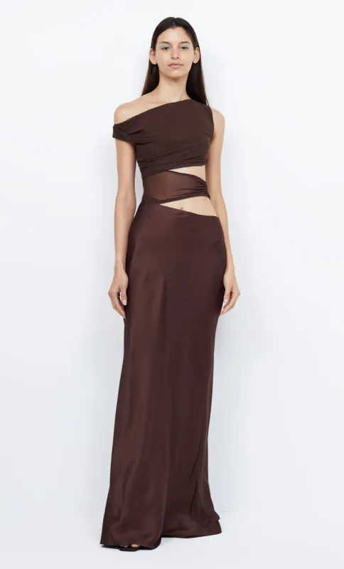 OPHELIA MAXI DRESS - COCOA sold by bec + bridge