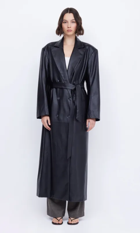 DOMINICA TRENCH - BLACK sold by bec + bridge