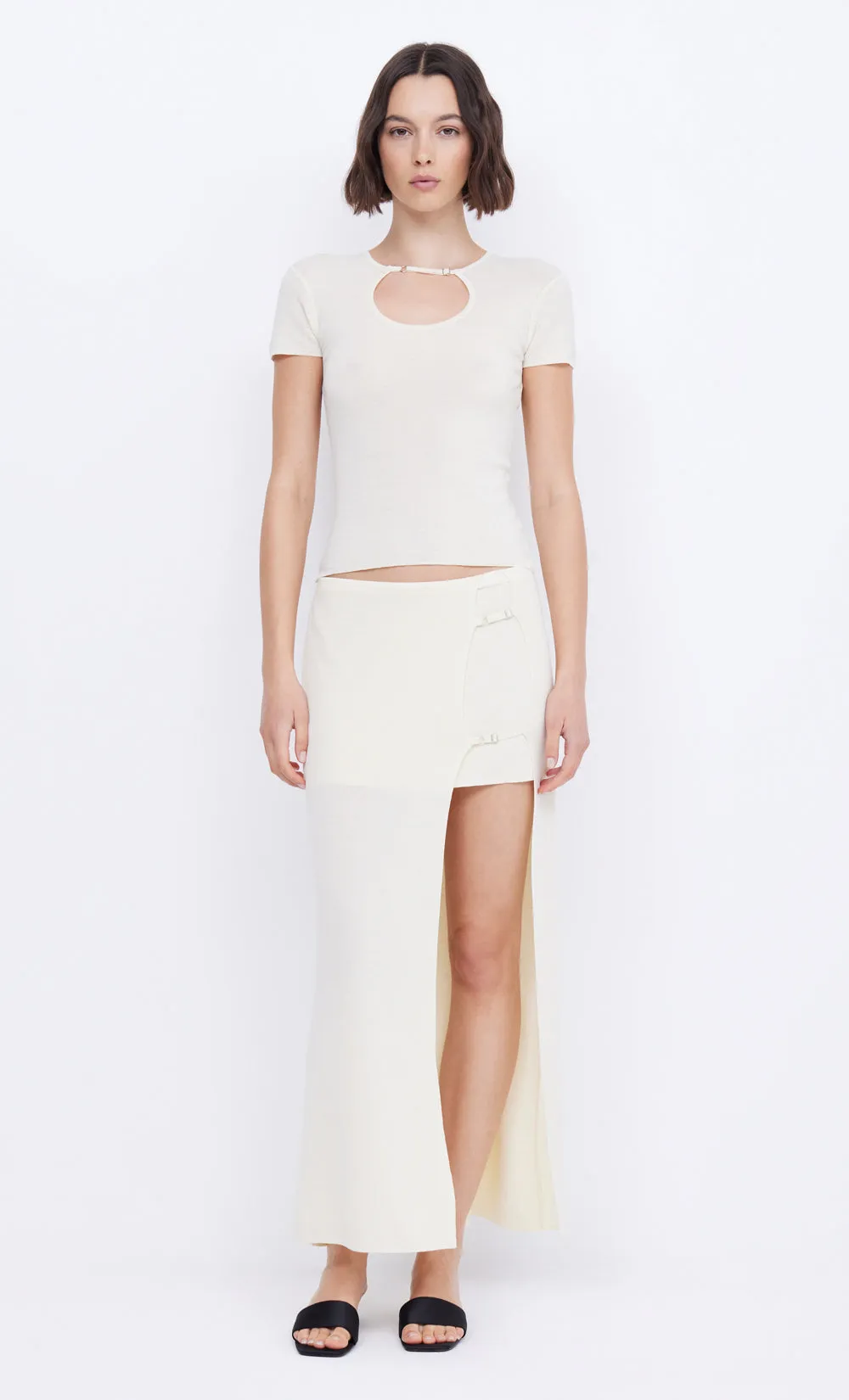 CASPIAN KNIT MAXI SKIRT - MILK sold by bec + bridge product image thumbnail 5