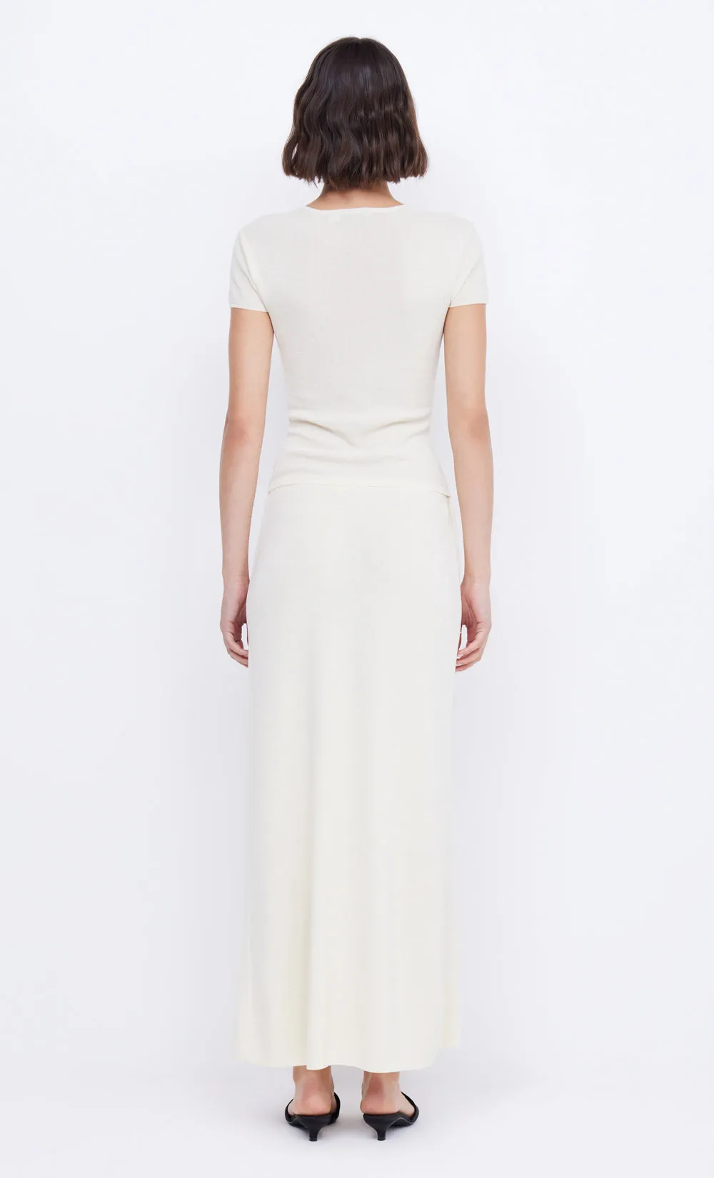 CASPIAN KNIT MAXI SKIRT - MILK sold by bec + bridge product image thumbnail 4