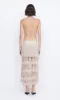LYRA SPLIT MIDI SKIRT - BONE sold by bec + bridge