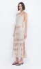 LYRA SPLIT MIDI SKIRT - BONE sold by bec + bridge
