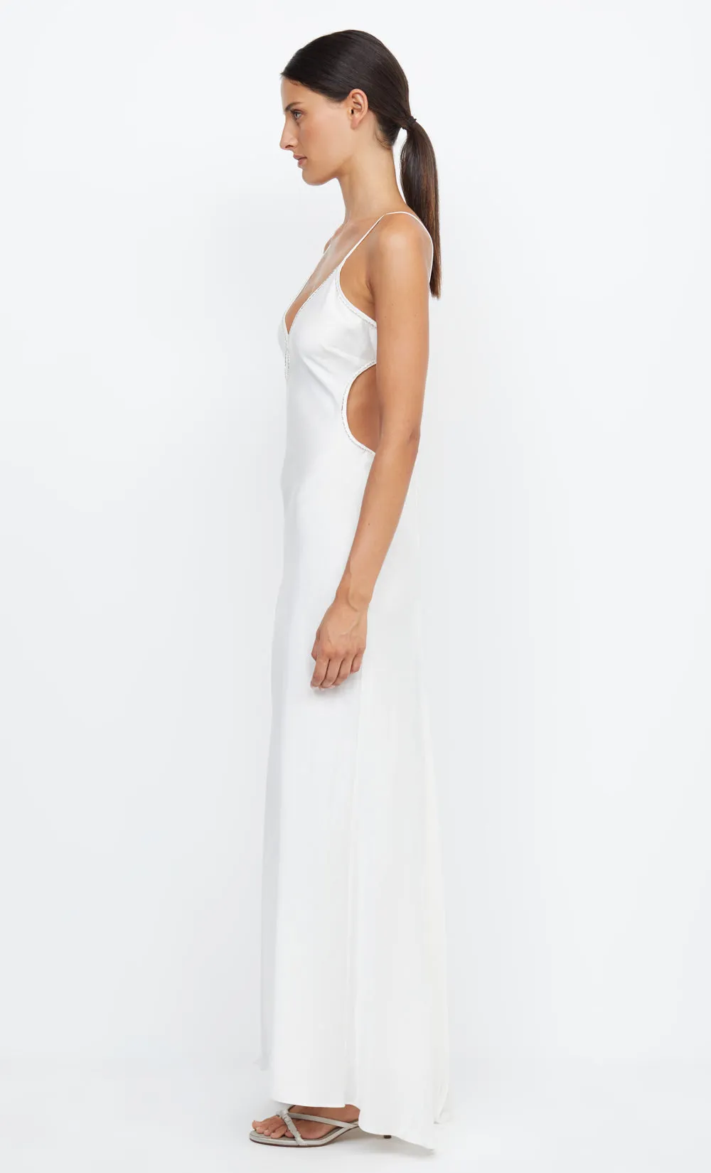 PARADISE BEADED MAXI DRESS - IVORY sold by bec + bridge product image thumbnail 4