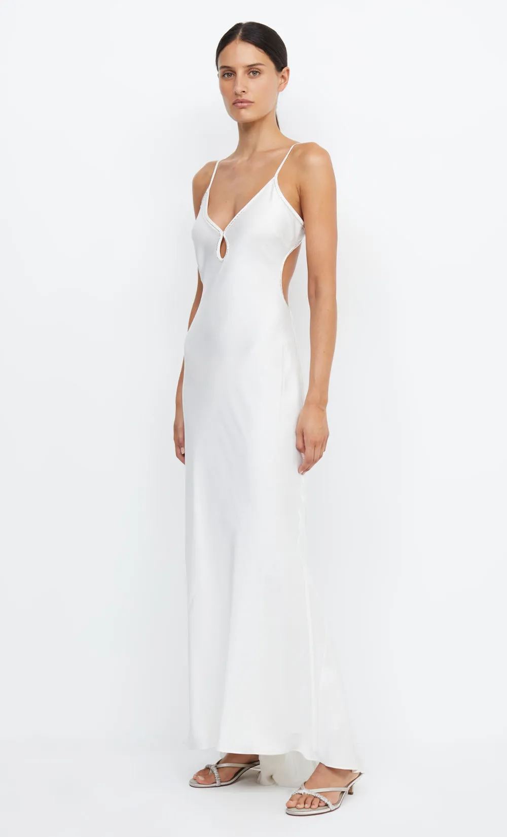 PARADISE BEADED MAXI DRESS - IVORY sold by bec + bridge product image thumbnail 3