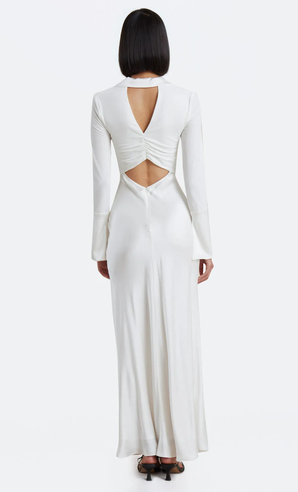 AMBER LONG SLEEVE MAXI DRESS - IVORY sold by bec + bridge product image thumbnail 2