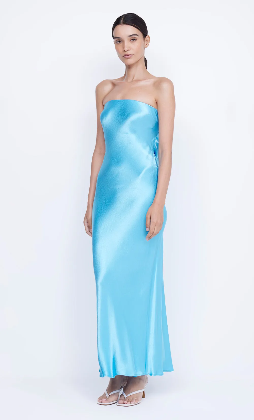 MOON DANCE STRAPLESS DRESS - TOPAZ BLUE sold by bec + bridge product image thumbnail 3
