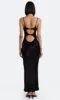 MALYKA MAXI DRESS - BLACK sold by bec + bridge