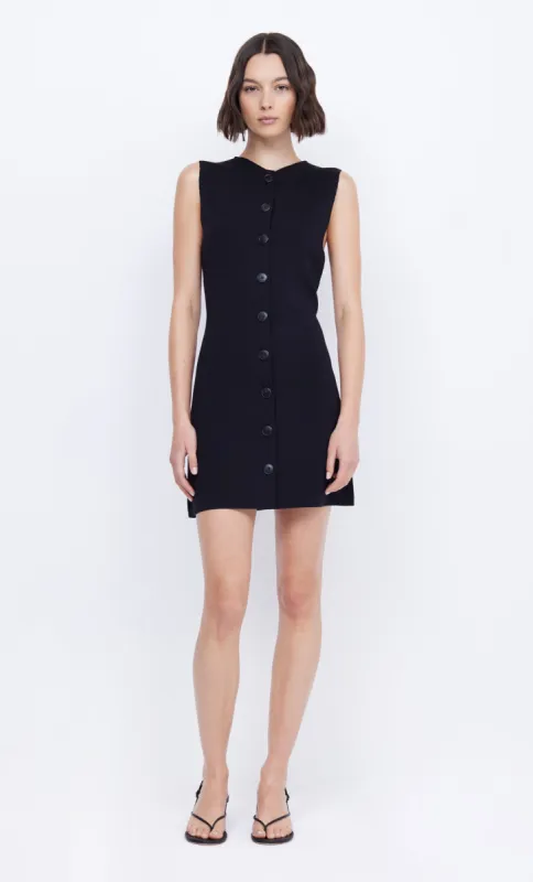 ILORA KNIT MINI DRESS - BLACK sold by bec + bridge