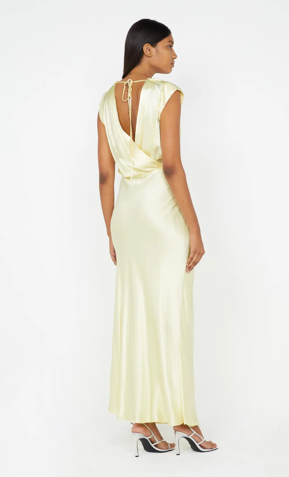 MOON DANCE MAXI DRESS - ICE YELLOW sold by bec + bridge product image thumbnail 3