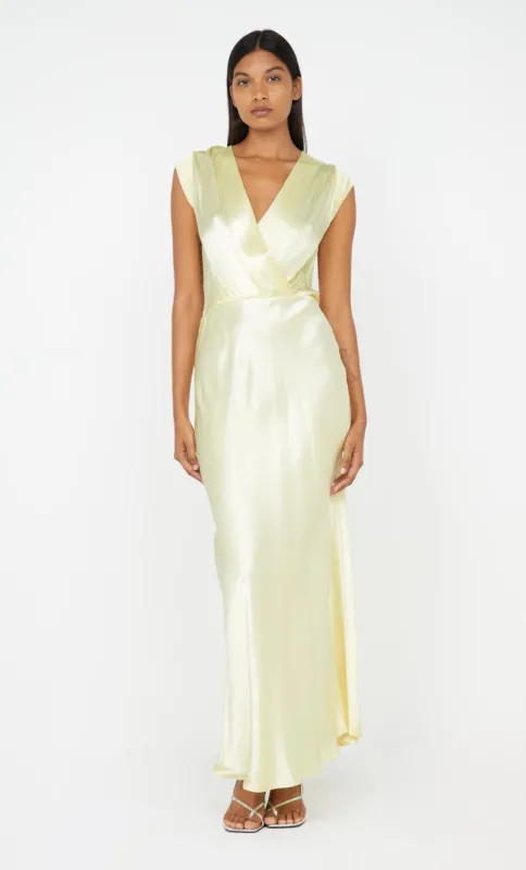 MOON DANCE MAXI DRESS - ICE YELLOW sold by bec + bridge