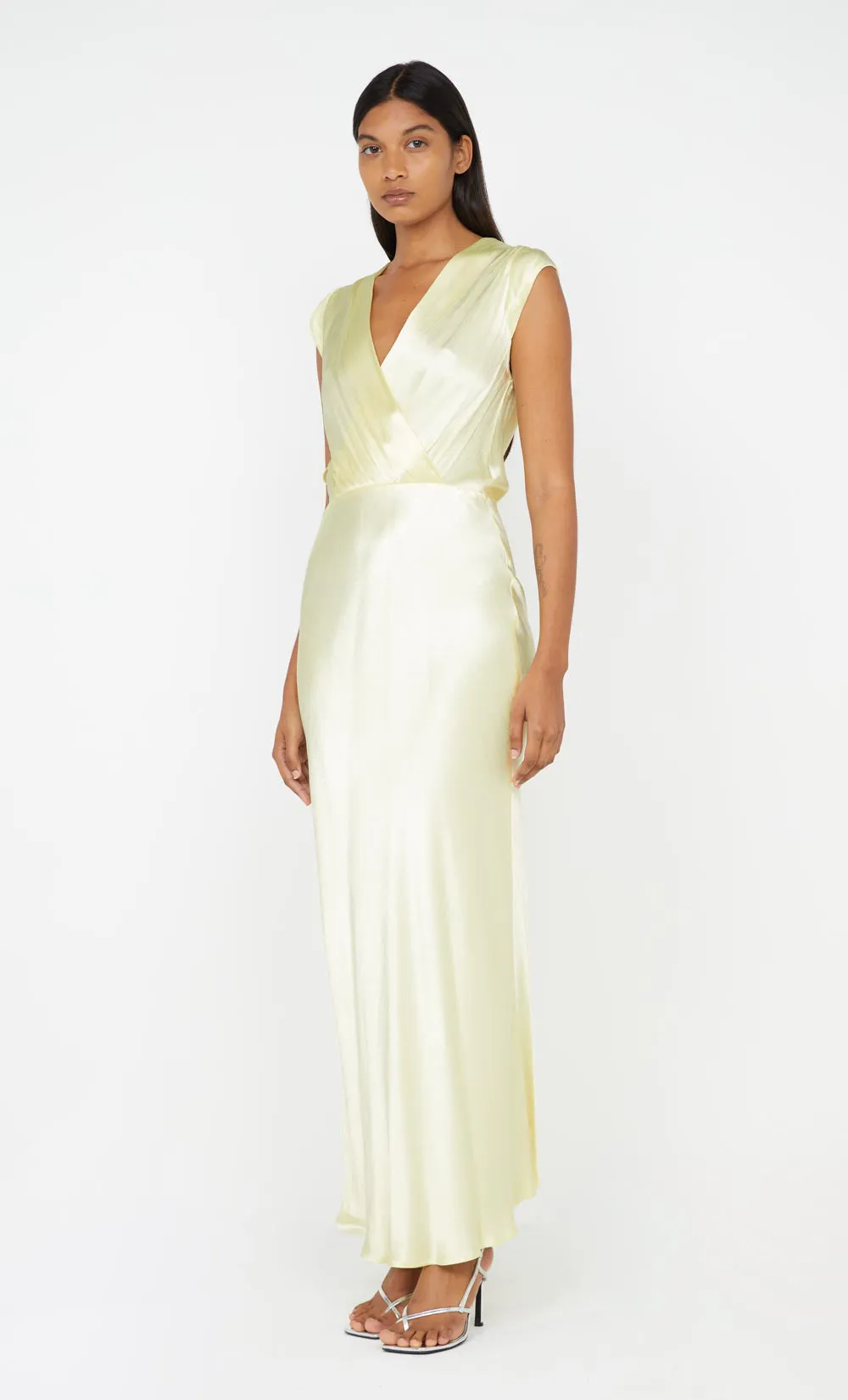 MOON DANCE MAXI DRESS - ICE YELLOW sold by bec + bridge product image thumbnail 4