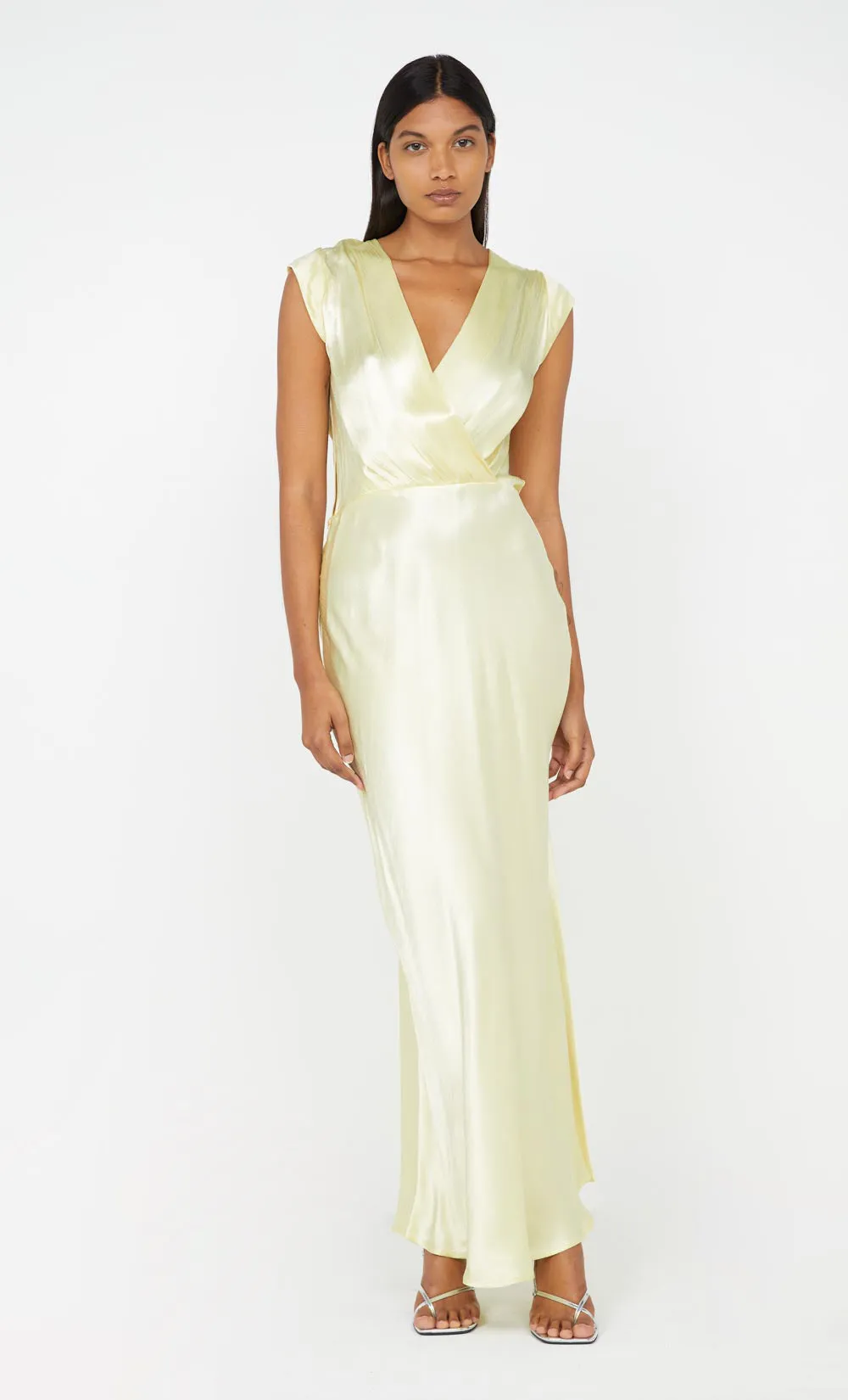 MOON DANCE MAXI DRESS - ICE YELLOW sold by bec + bridge product image thumbnail 2