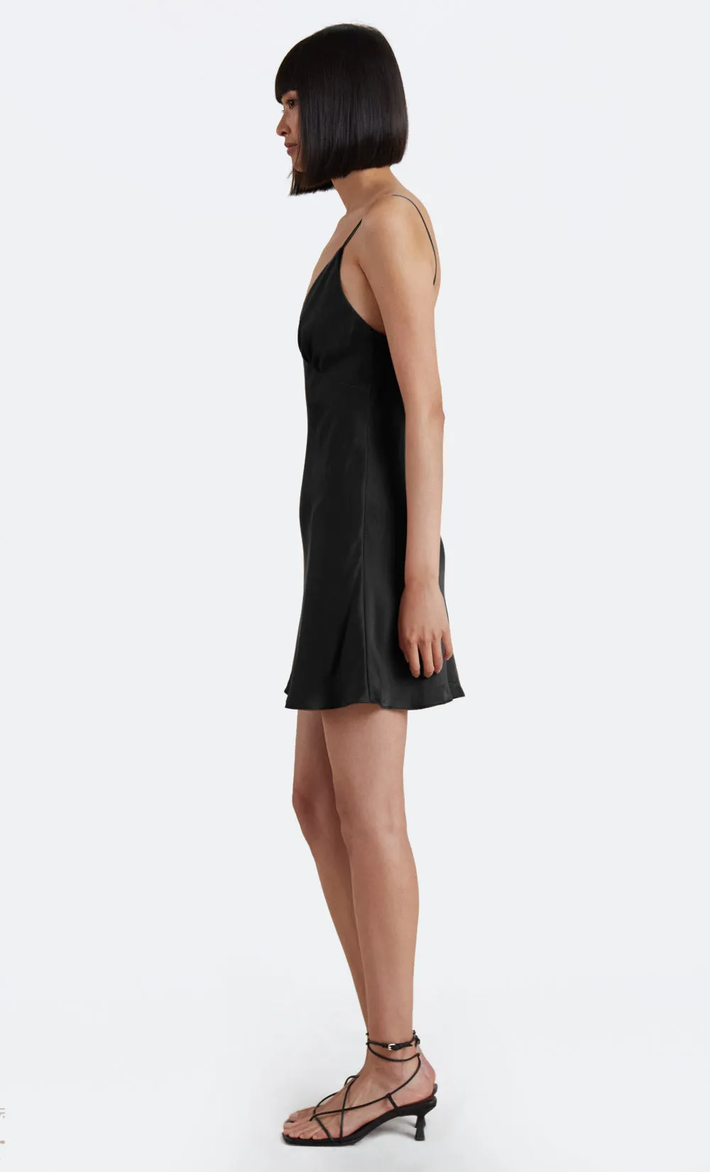 AMBER V MINI DRESS - BLACK sold by bec + bridge product image thumbnail 3