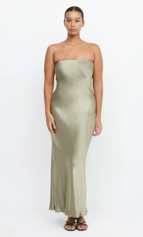 MOON DANCE STRAPLESS DRESS - SAGE sold by bec + bridge