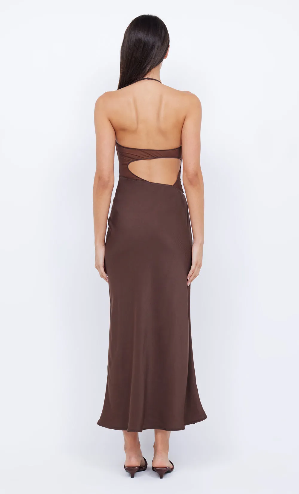 MARINA ASYM MAXI DRESS - COCOA sold by bec + bridge product image thumbnail 3