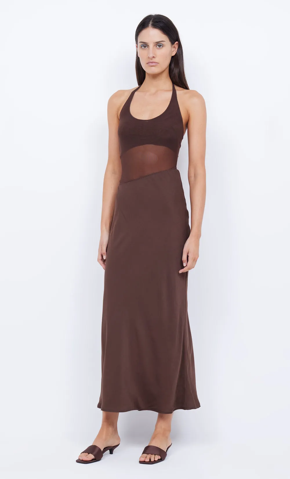 MARINA ASYM MAXI DRESS - COCOA sold by bec + bridge product image thumbnail 4