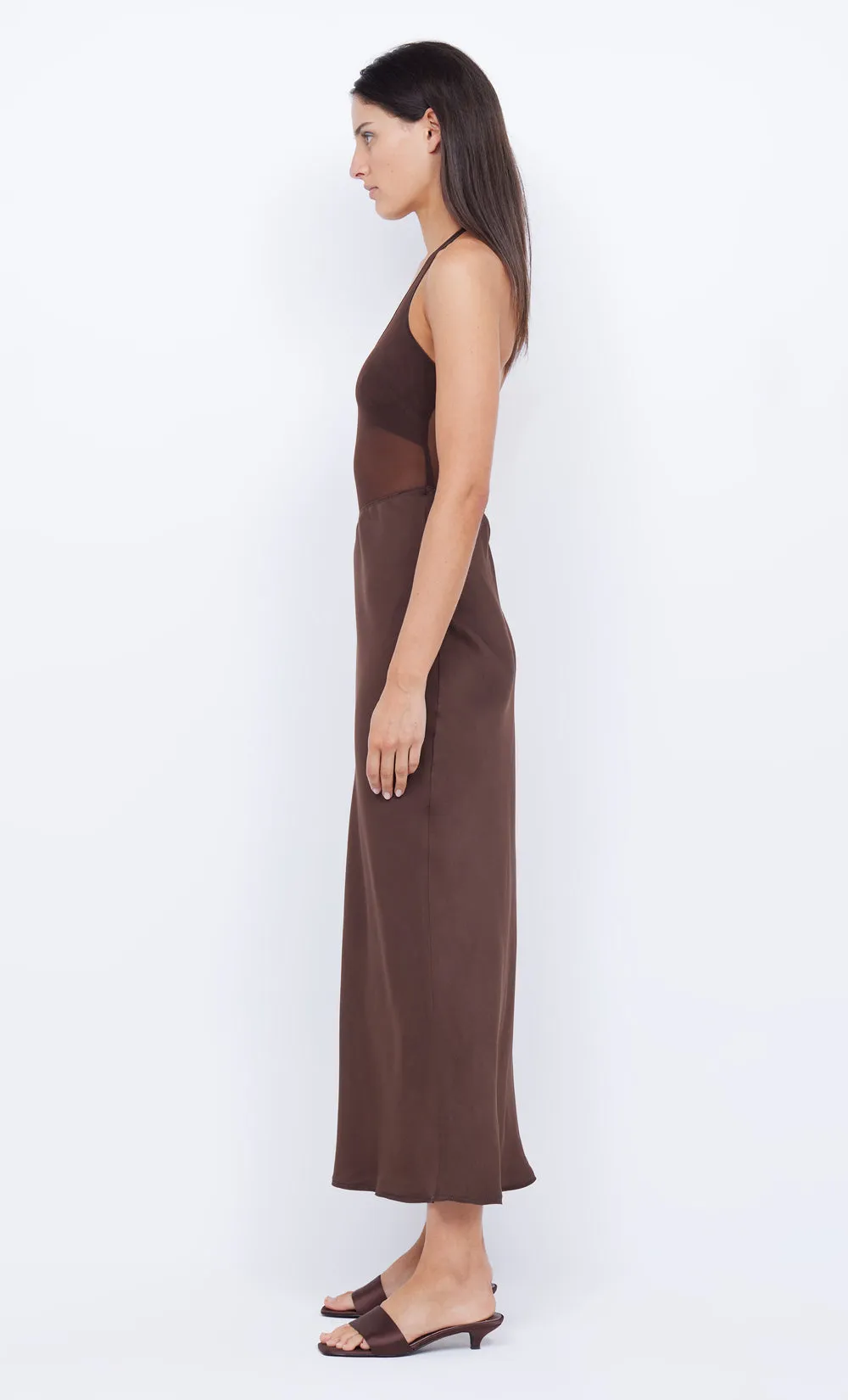 MARINA ASYM MAXI DRESS - COCOA sold by bec + bridge product image thumbnail 5