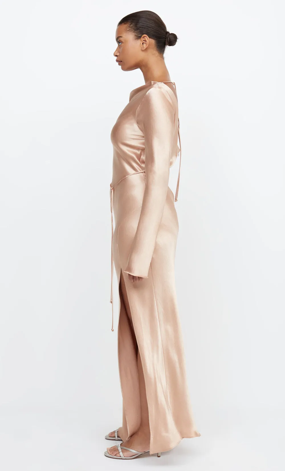 MOON DANCE LONG SLEEVE MAXI DRESS - ROSE GOLD sold by bec + bridge product image thumbnail 4