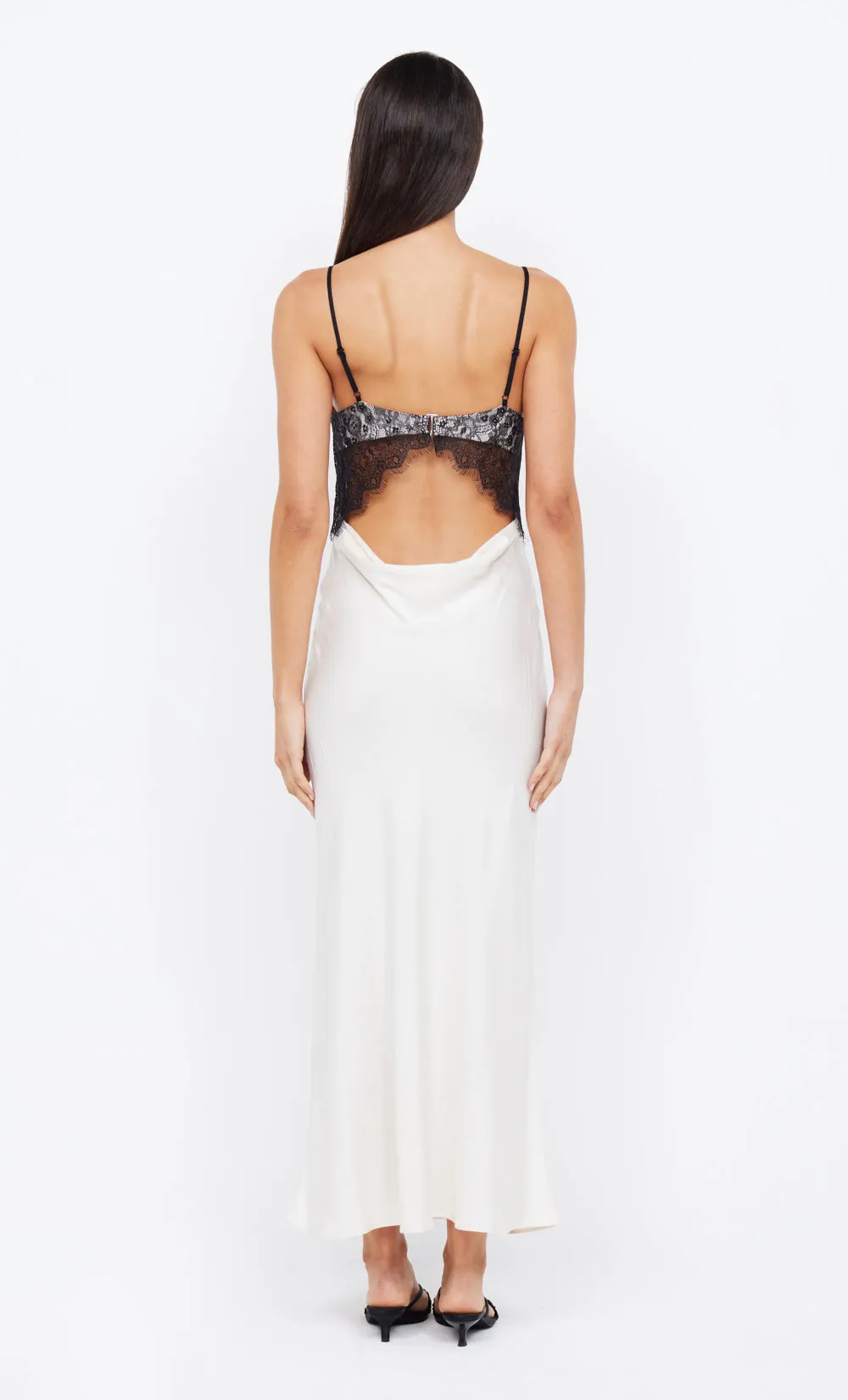 EMERY LACE MAXI DRESS - IVORY/BLACK sold by bec + bridge product image thumbnail 5