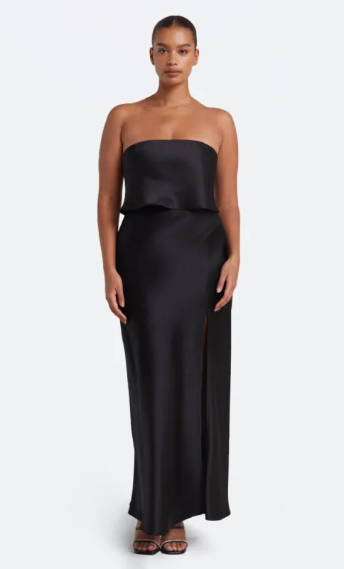 THE DREAMER STRAPLESS TOP  - BLACK sold by bec + bridge