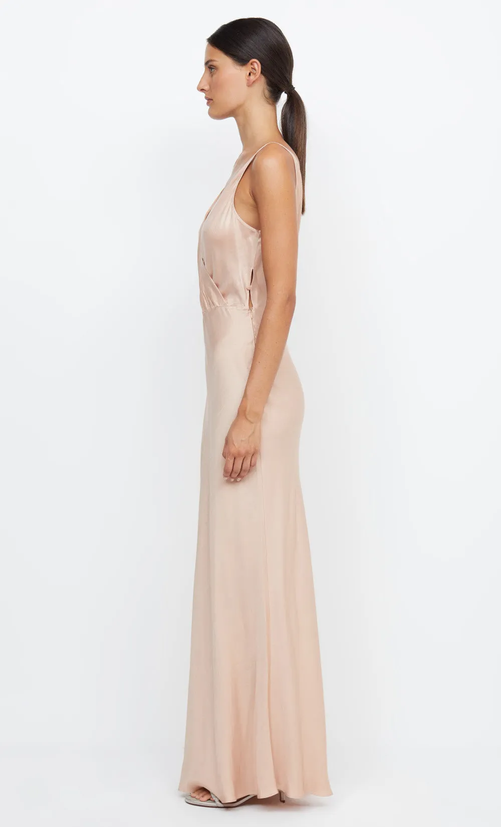 ADORE V MAXI DRESS - ROSE GOLD sold by bec + bridge product image thumbnail 5