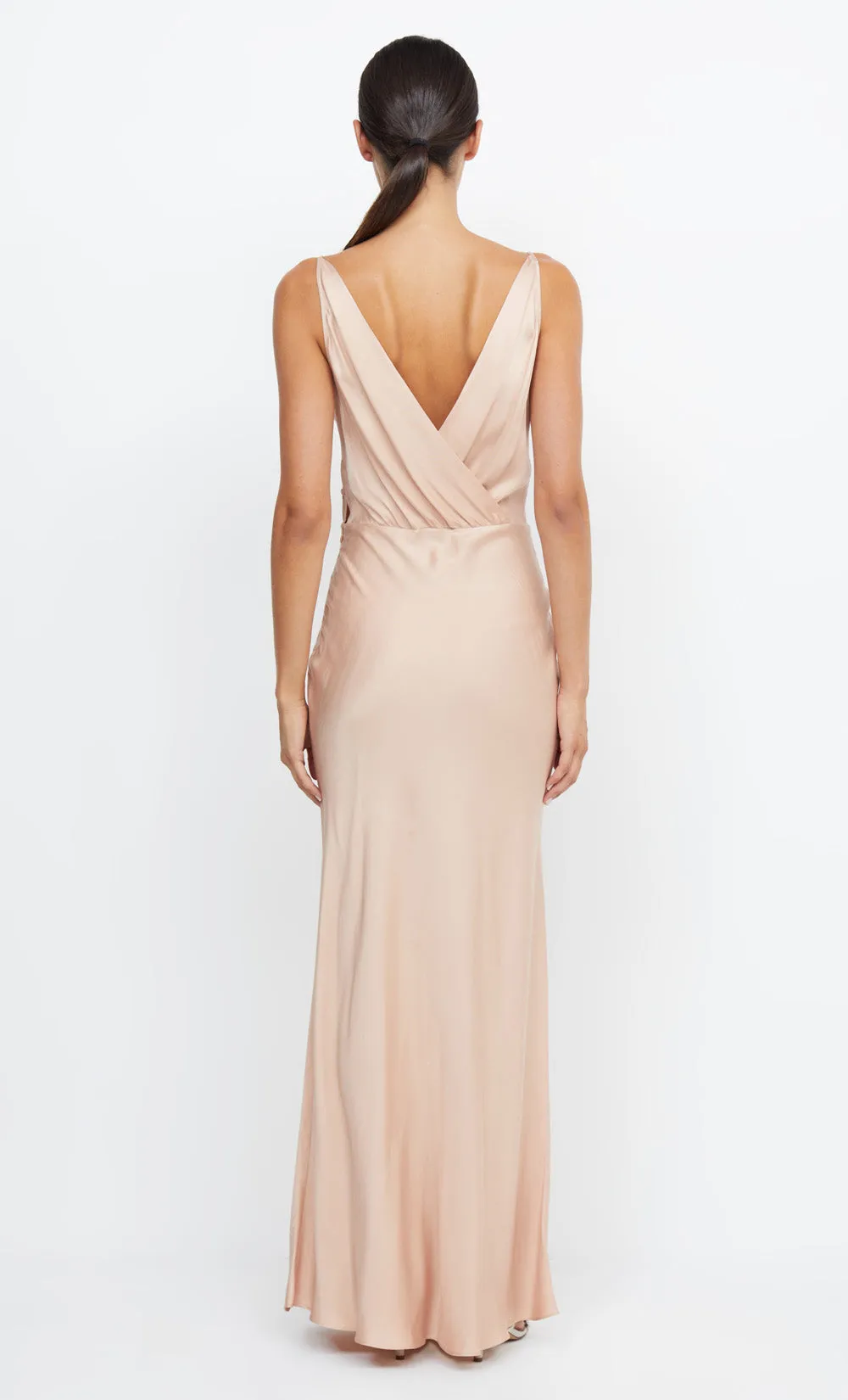 ADORE V MAXI DRESS - ROSE GOLD sold by bec + bridge product image thumbnail 3