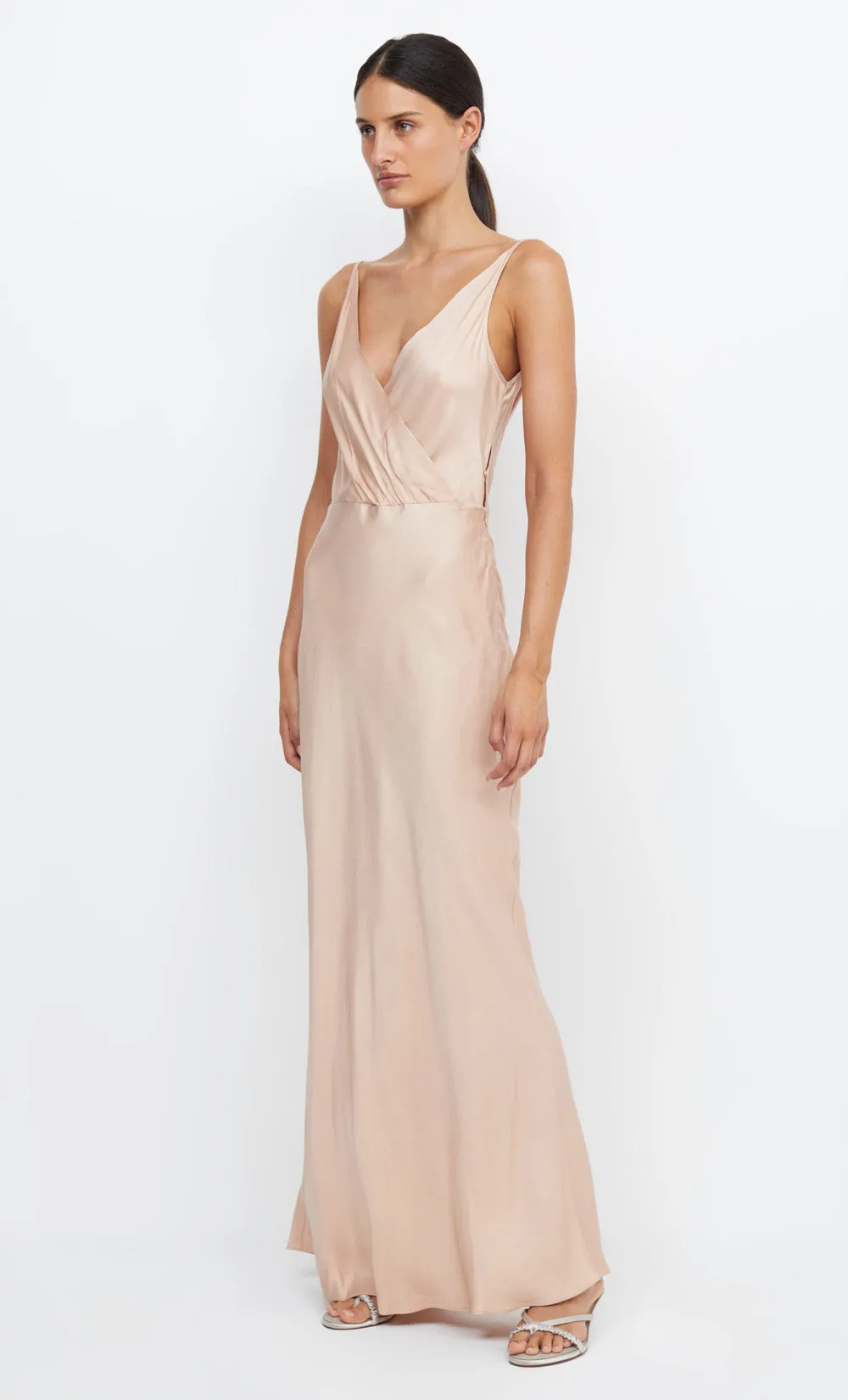 ADORE V MAXI DRESS - ROSE GOLD sold by bec + bridge product image thumbnail 4