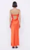 MOON DANCE STRAPLESS DRESS - FIRE RED sold by bec + bridge