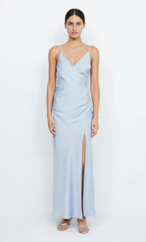 ETERNITY V MAXI DRESS - DUSTY BLUE sold by bec + bridge